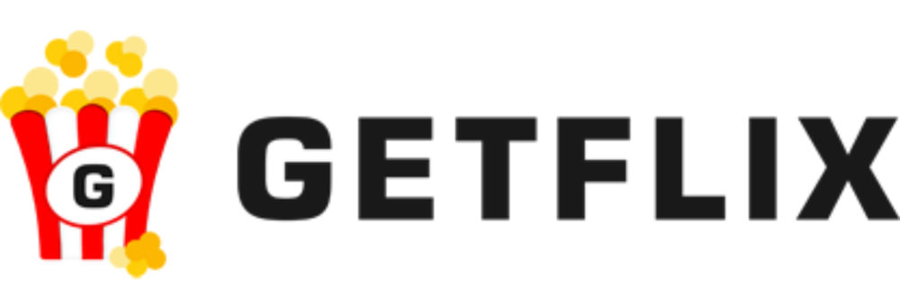 GetFlix logo on White Background